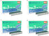 PLESIU MEselected MAX No.3-1M Flat Clinch Staples (24/6) for Office, 4 Boxes (4,000 Staples), Silver
