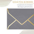 Invitation Envelopes, 60-Pack 4x6, Gold Foil Bordered Colored Envelopes, A4, 4 1/4 x 6 1/4 Inches