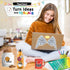 Printable Permanent Vinyl Paper, 20 Sticker Sheets for Printer, Matte White Waterproof, Thick Tear-Resistant