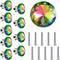 Youyole 10 Pcs Dresser Crystal Knobs, 30mm Glass Pull for Cabinets and Drawers, Fresh Style Knobs for Dresser Drawers