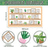 Classroom Inspirational Bulletin Board Set, Greenery Classroom Decoration Plant Potted Positive Affirmations Cutouts