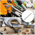 Hex Bolts (M12-1.75x150mm) 2Pcs, 304 Stainless Steel Fully Threaded Hex Head Machine Screws for Furniture Repair, Silver