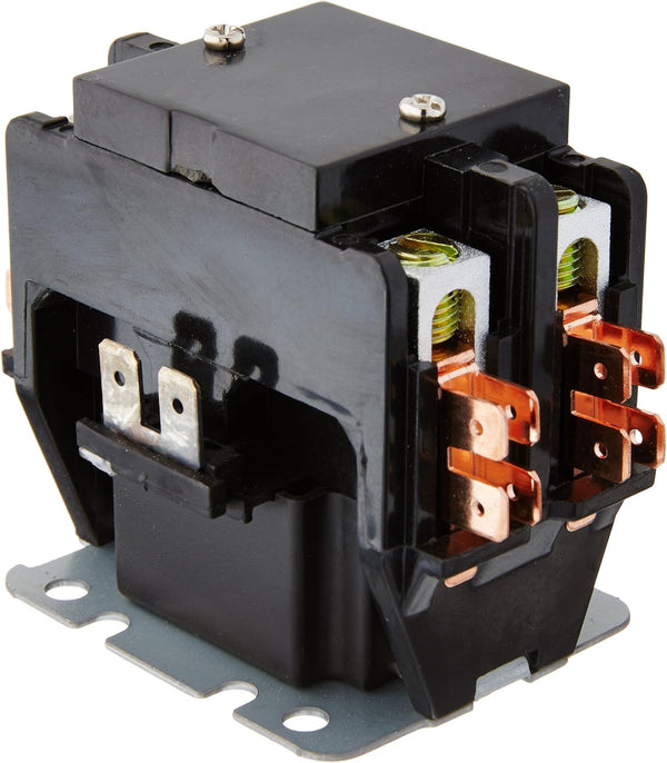 Emerson 90-247 Two Pole Contactor for Heating and Air Conditioning Units, 40-Amp, 24V Coil