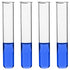 EISCO 24PK Test Tubes, 50ml Borosilicate 3.3 Glass, 1.2mm Thick Walls, Beaded Rim, Superior Heat & Chemical Durability,