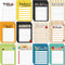 Teacher Notepad Sets, Lined Notepads for Teacher Appreciation, 48 Pcs Colored Sticky Notes