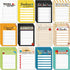 Teacher Notepad Sets, Lined Notepads for Teacher Appreciation, 48 Pcs Colored Sticky Notes