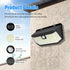 182 2500Lm IP65 Door(2pack) Aootek Solar Lights Outdoor LEDs Solar Motion Sensor Lights Waterpro of with Wide Anglefor