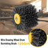 Abrasive Nylon Wire Drawing Wheel Drum Brushes, 120 Grit 120x100mm Wheel Drum Burnishing Tool Polishing Brush Wooden Wheels for Wood Furniture Working Surface Conditioning Tool