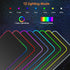 KTRIO RGB Large Gaming Mouse Pad, Stitched Edges, Superior Micro-Weave Cloth, Non-Slip Base, Water Resistant, 31.5 x