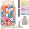 Fyguard 45Pcs Magnetic Reward Jar for Kids, Large 9.8" Flower Magnetic Reward Jars,