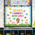Whaline 70Pcs Easter Bulletin Board Decoration, Religious Jesus Gives New Life, Spring Decor