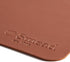 Smead Desk Pad, Vegan Leather Mat with Non-Slip Faux Suede Backing, Perfect Desk Organizer for Office Decor (Saddle)