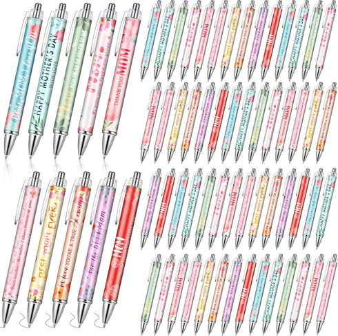 Skyygemm 100 Pcs Mothers Day Gifts Bulk Happy Mother's Day Ballpoint Pens
