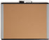 U Brands 3-in-1 Magnetic Dry Erase Calendar Board, 16" x 20" with Black and Gray Frame, Magnet and Marker Included