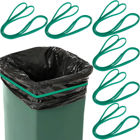 Shappy 6 Pieces Rubber Bands for 95-96 Gallon Trash Can 30'' Adjustable