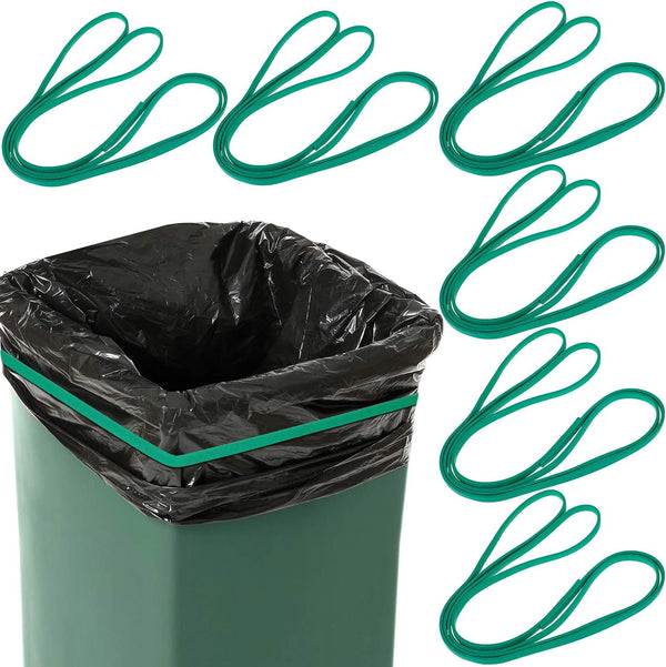 Shappy 6 Pieces Rubber Bands for 95-96 Gallon Trash Can 30'' Adjustable