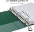Samsill Durable 1.5 Inch Binder, Made in the USA, D Ring Customizable Clear View Binder, Green, 4 Pack
