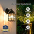Outdoor Wall Light Fixtures Waterproof Exterior Sconce Lights Anti-Rust Exterior Lighting Fixtures Black Outdoor Wall