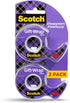 Scotch Gift-Wrap Tape, 2 Rolls, 3/4 x 600 Inches, The Go-to Tape for Holiday Gift Wrapping, Dispensered