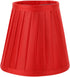 Hemobllo Simple Lampshade Large Red Fabric Lampshade for Table Bedside and Floor