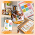 HuiJuKeJi 9 Rolls Mini Printer Sticker Paper - Thermal Self-adhesive Paper for Pocket Printer