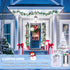 2 Pack 33ft 100 8 JMEXSUSS White Battery Operated Christmas String Lights, Each LED Wedding Lights Outdoor Indoor