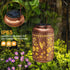 Hummingbird Solar Lanterns Outdoor Waterproof Garden Decor Gifts for Women Mom Grandma Hanging Solar Lights Metal Solar