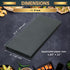6 Pack 4 4.25" 11" View Menu Holder Menu Covers x | Black PU Leather Menu Sleeves Book Style for Restaurant Coffee Bars