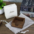 Buqoo North American Black Walnut Wood Sticky Note Pad Holder for Desk, Memo Holder Paper Dispenser, Desktop