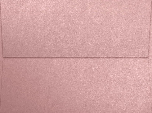 LUXPaper A7 Invitation Envelopes Peel & Press, 5 1/4" x 7 1/4" Misty Rose Metallic - Sirio Pearl, 50 Qty