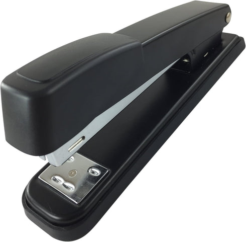 Stapler with 2000 Staples, Metal Full Desk Size, Black, 3-Pack