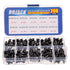 BOJACK 10 Values 200 Pcs 6x6 mm Tactile Pushbutton Switches - 4 Pin Momentary Push Button Switches Assortment Kit
