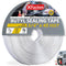 XFasten Butyl Seal Tape Gray, 1.5” Core 1/8" x 3/4'' x 45 Foot, Automotive Butyl Tape, Waterproof Butyl Sealing