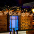 6 9ft 100 Bulb Minetom Snowflake Christmas String Lights with Drops - Mini Icicle Lights with Hooks, Plug
