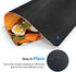 Generic Carrot Egg& Bacon Medley Non-Slip Mouse Pad, Polyester Desk Mat for Gaming Office Home