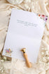 6.7 4.5 inch Joli Coon Premium Thank you card ELEGANT - Thank you card with premium envelope and real wax seal - x
