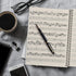 Music Notebook 2 Pack, 100 Sheets/200 Pages Blank Sheet Music Notebook for Songwriting and Composition