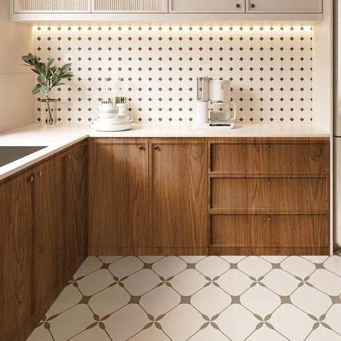 Countertop 11.8''x196.8'' Wood Walnut Conntact Paper Peel and Stick - Brown Wooden Grain Vinyl Wrap Wallpaper Roll