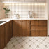 Countertop 11.8''x196.8'' Wood Walnut Conntact Paper Peel and Stick - Brown Wooden Grain Vinyl Wrap Wallpaper Roll