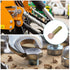 Hex Bolts (7/16-20x1") 5Pcs, Carbon Steel Zinc Plated Fully Threaded Hex Head Screw Bolt for Furniture Repair