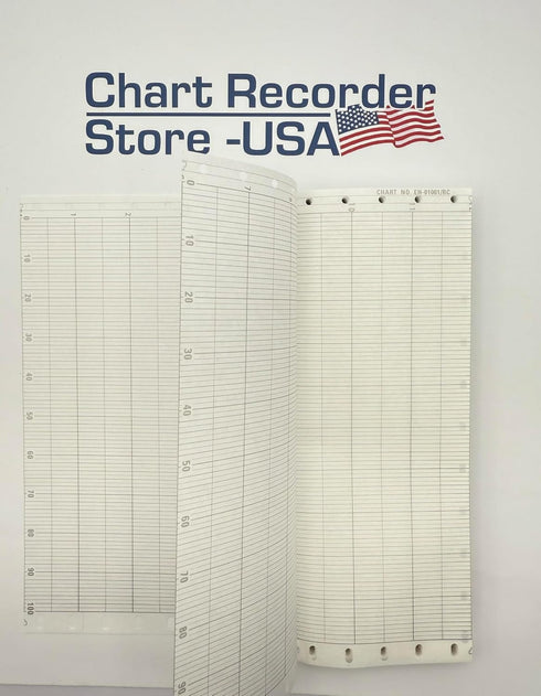 USA Store 180mm EH-01001 Chino Chart Recorder Paper, Width, Fanfold Chart No