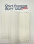 USA Store 180mm EH-01001 Chino Chart Recorder Paper, Width, Fanfold Chart No