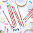Kolewo4ever 200 Pcs Happy Birthday Pencils, Colorful Printed Pencils for Classroom Birthday Party Supplies