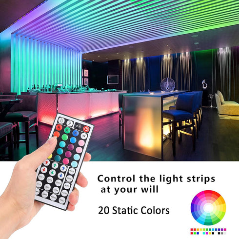 SUPERNIGHT 44 5050 2835 3528 Keys RGB LED Light Strip Wireless Remote Controller Led Light Remote Replacement for SMD