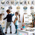 gisgfim Word Wall Classroom Bulletin Board Set, Alphabet Letters for Wall Decoration Supplies for Preschool Classroom