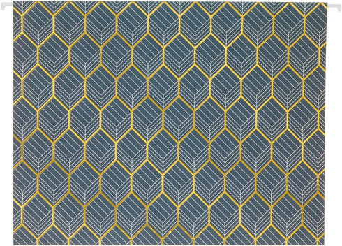 Paper Junkie 12 Pack Decorative Hanging File Folders, 1/5 Tab, Gold Foil Geometric Design, 11.75 x 9