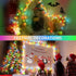 4 1 32.8FT 9 Camping String Lights, in Quick Storage Rechargeable Tent Lights with Lighting Modes, Hanging Waterproof