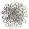 M3x6mmx0.5mm Stainless Steel Flat Washer, 100 Pieces