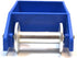 5.25" 1.2", 1.25" EISCO Hall's Carriage, Blue Plastic Resin & Aluminum, x Wheels, Physics Teaching Tool