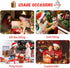 ZAKVOOR 50 Pcs Large Christmas Pencil Erasers Bulk for Classroom, Party Favor, Gift Filling